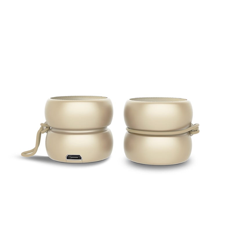 Enceinte Bluetooth Mini Xoopar Boy Métal Rouge - 3W, Lumière LED, 4h Autonomie, Design Jouet - 12