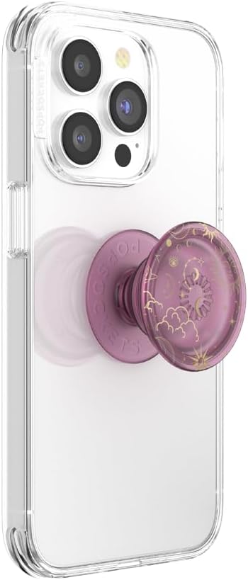 PopSockets Transparente Mauve Céleste