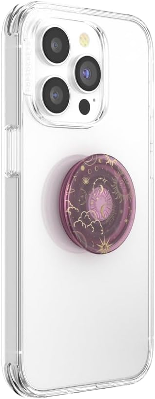 PopSockets Transparente Mauve Céleste
