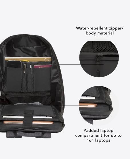 Helsingborg - Sac à dos Recyclé 16" - Charcoal