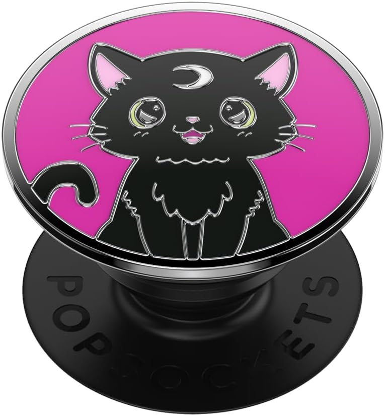 Enamel Black Cat Magic