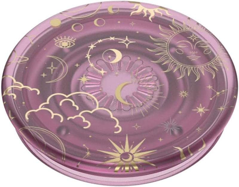 PopSockets Transparente Mauve Céleste