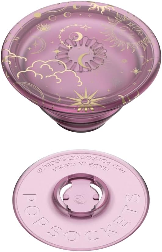 PopSockets Transparente Mauve Céleste
