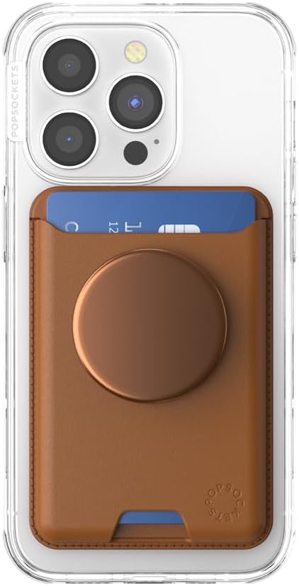 PopWallet pour MagSafe SoftGoods - Cognac