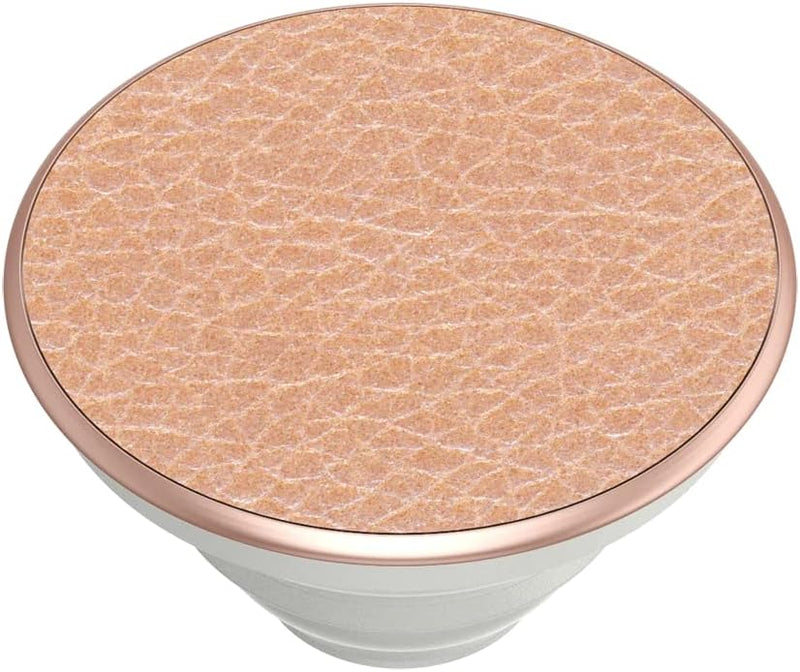 Cuir Vegan grainé Or Rose