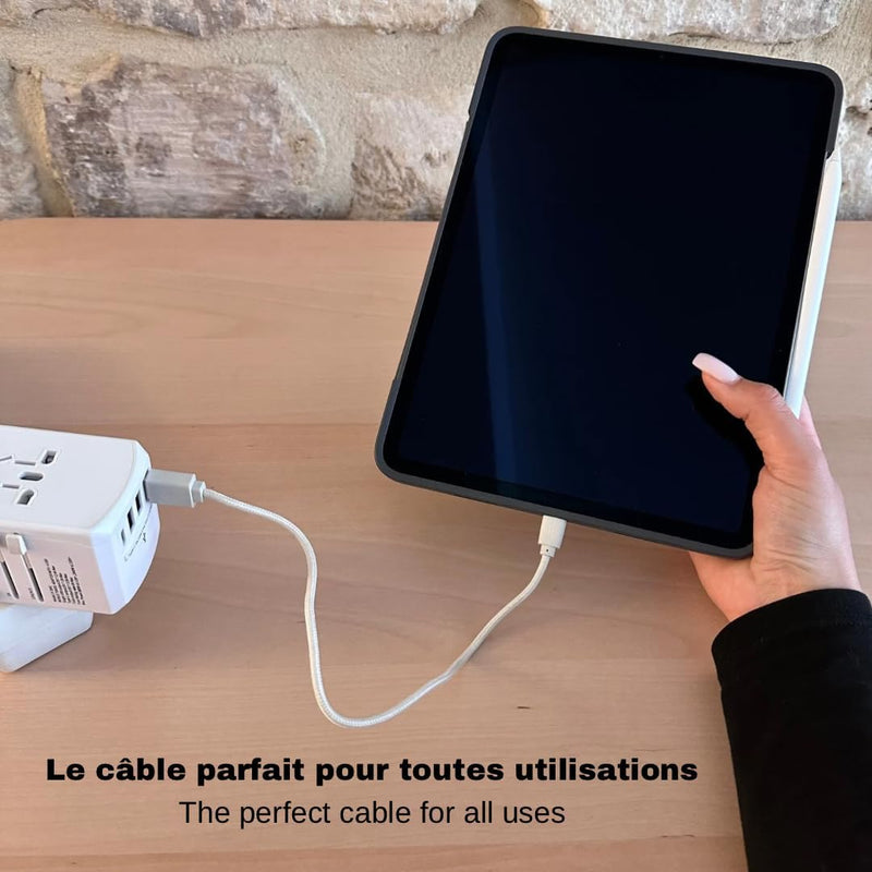 Pack 2 Câble USB-C Court