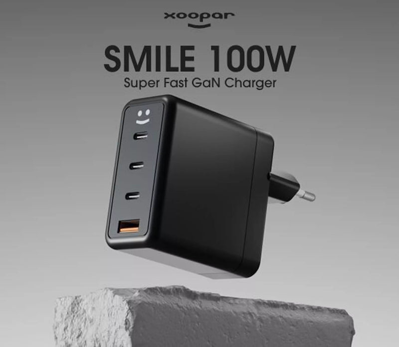 Chargeur de 100W Ultra Rapide Smille GaN