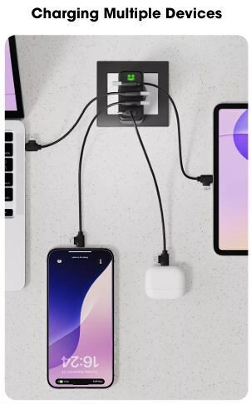 Chargeur de 100W Ultra Rapide Smille GaN