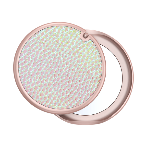 PopGrip Mirror Iridescent Pebbled Blush